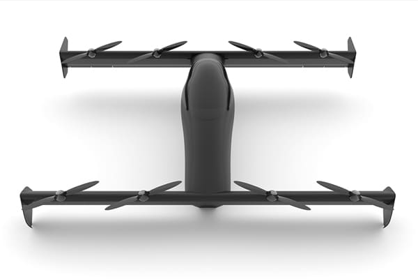 “黑翔”（BlackFly），除了強調(diào)純電動、零碳排、可垂直起降，甚至也比電動車更省電、靜音。